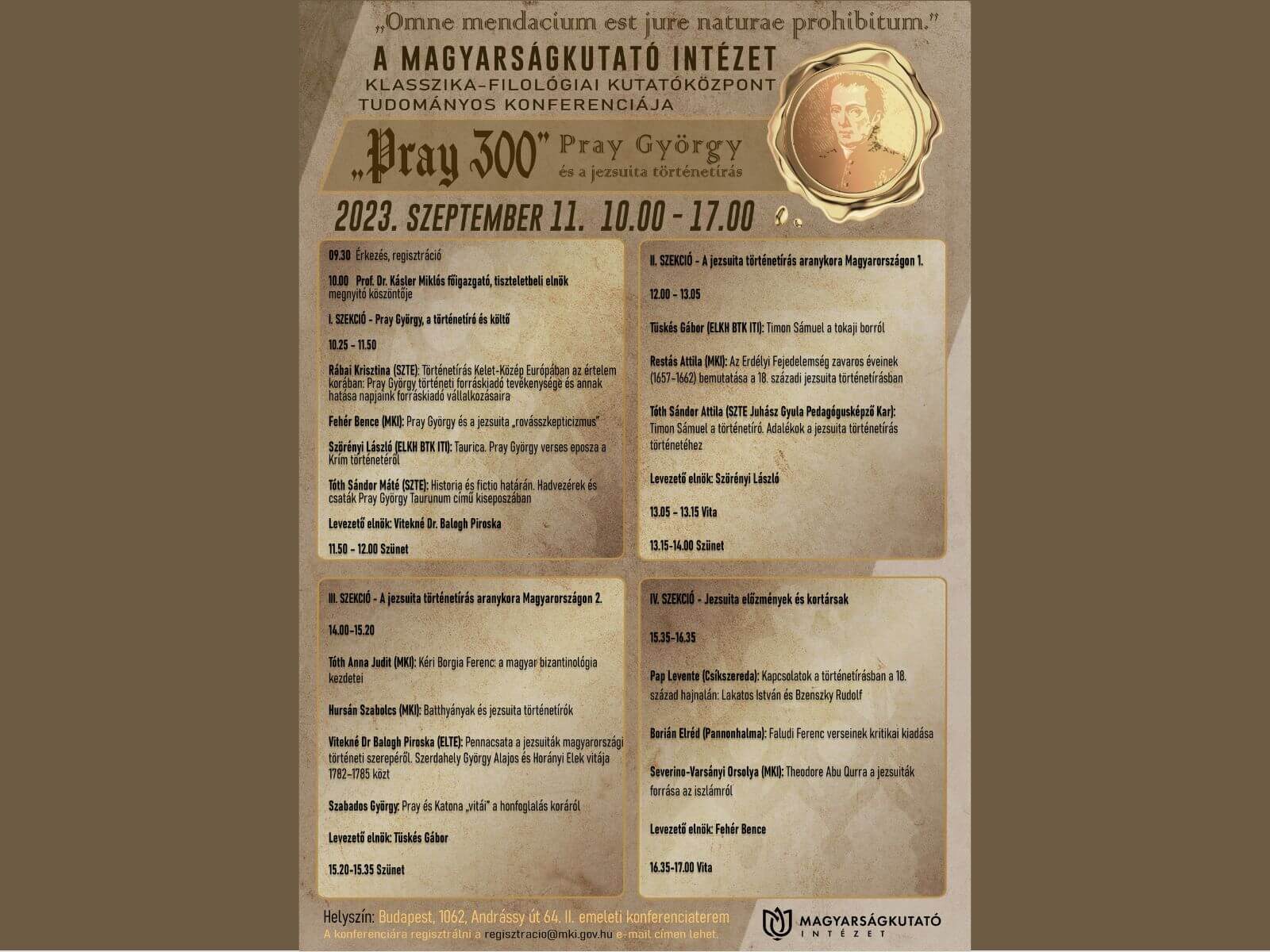 „PRAY 300” konferencia plakát